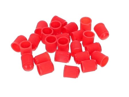 Ventilkappen Kunststoff (PVC) rot (25 Stück) Ventilkappen Kunststoff (PVC) rot (25 Stück)