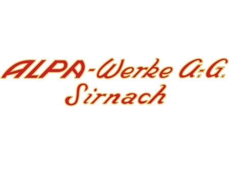 Autocollant Alpa - Werke AG Sirnach (75x16mm)