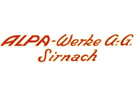Autocollant Alpa - Werke AG Sirnach (148x32mm) Autocollant Alpa - Werke AG Sirnach (148x32mm)