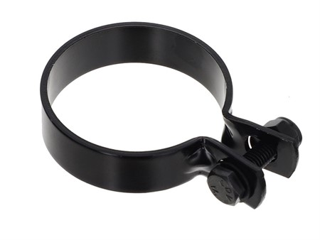 Collier bride pour silencieux d'échappement (renforcé), couleur noir, Ø 60mm