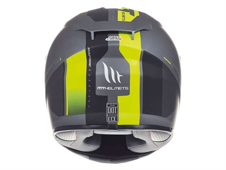 Helm MT Rapide Overtake (Gr. XL)  Grün/Gelb/Schwarz Matt
