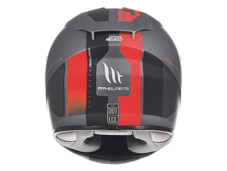 Helm MT Rapide Overtake (Gr. L) Grau/ Rot/ Schwarz Matt