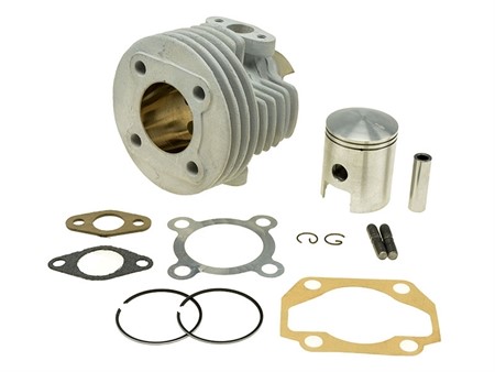 Kit cylindre alu 40mm sport (60cc) axe 12mm, Puch X30/ Velux 2 vitesses automatique refroidit par turbine