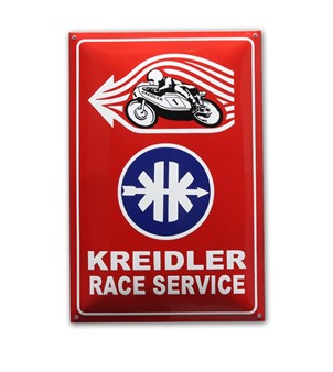 Plaque en étain Kreidler Race Service
