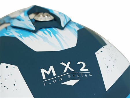 Casque ADX cross MX2 bleu mat/blanc, taille : M