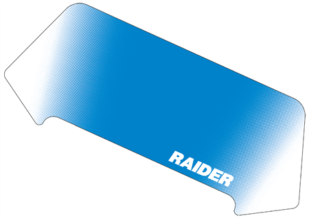 Aufkleber Fantic Issimo Raider (blau-weiss)