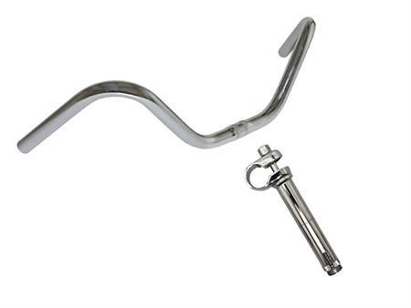 Guidon chromé avec potence, vélomoteurs Solex