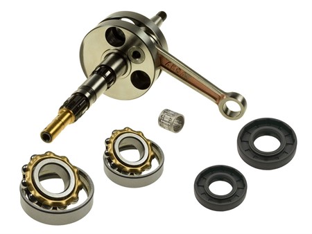 Vilebrequin rechange standard avec roulements et spi, moteur Puch ZA50 2 vitesses automatiques Vilebrequin rechange standard avec roulements et spi, moteur Puch ZA50 2 vitesses automatiques