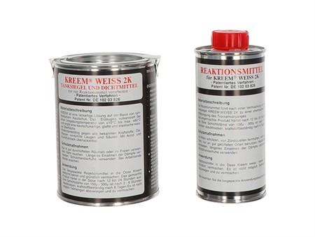 Mastic pour sceller les réservoirs KREEM® BLANC 2K 650gr.