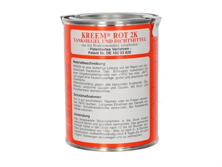 Tankversiegelung KREEM® ROT 2K 650gr Tanksiegel und Reaktionsmittel