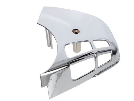 Capot prise d'air pour turbine de refroidissement (petit) chrome, vélomoteurs Sachs 503 Capot prise d'air pour turbine de refroidissement (petit) chrome, vélomoteurs Sachs 503