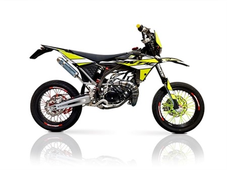 Auspuff Malossi Marmitta Supermoto Fantic 50ccm