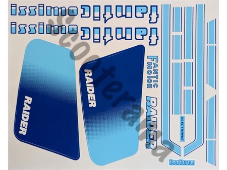 Aufkleber Fantic Issimo Raider (blau) Aufkleber Fantic Issimo Raider (blau)
