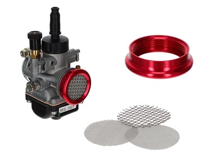 Ansaugtrichter mit Filternetz MCMFK Race, für PHBG Vergaser