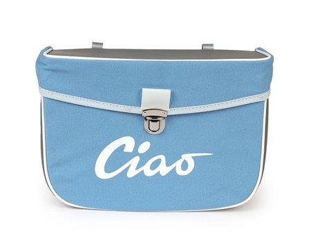 Seitentasche Piaggio Ciao Blau - Grau