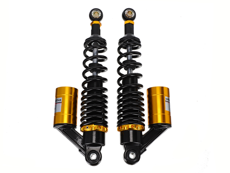 Amortisseur arrière 320mm M8 noir/or, vélomoteurs universels