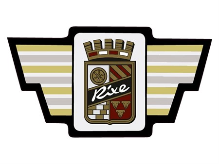 Autocollant sticker RIXE 65x35mm, vélomoteurs Sachs Rixe