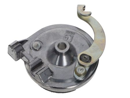 Flasque tambour de frein Leleu avant NOS origine usine, vélomoteur Puch, Peugeot 103 SP-MVL