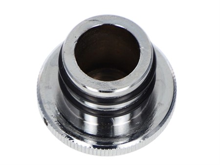 Bouchon de réservoir d'essence chromé (Ø30mm), vélomoteur Peugeot 103/MBK 51