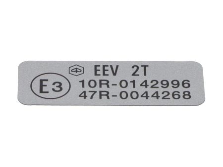 Aufkleber Piaggio E3 EEV 2T 10R-0142996 / 47R-0044268