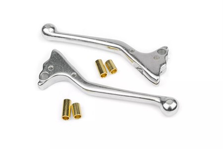 Leviers de frein TNT type origine en aluminium Peugeot 103 MVL / Fox (la paire) Leviers de frein TNT type origine en aluminium Peugeot 103 MVL / Fox (la paire)