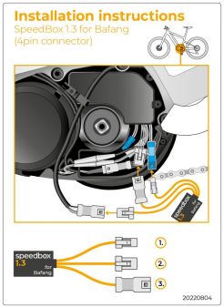 Boitier E-Bike SpeedBox 1.3 pour Bafang (4-poliger Stecker)