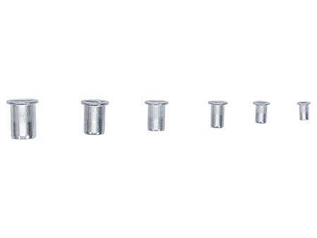 Assortiment d’écrous rivets | aluminium | 150 pièces