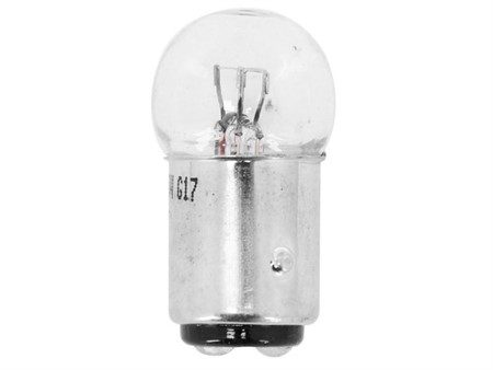 Birne Flösser BAY15D, weiss 12V 10/5W, (BAY15d) zum Stecken «G17»