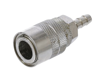 Druckluft - Schnellkupplung mit 6 mm Schlauchanschluss Druckluft - Schnellkupplung mit 6 mm Schlauchanschluss