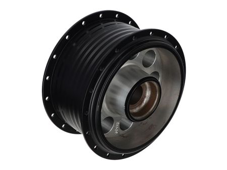 Radnabe vorne CNC gefräst (schwarz) Radnabe vorne CNC gefräst (schwarz)
