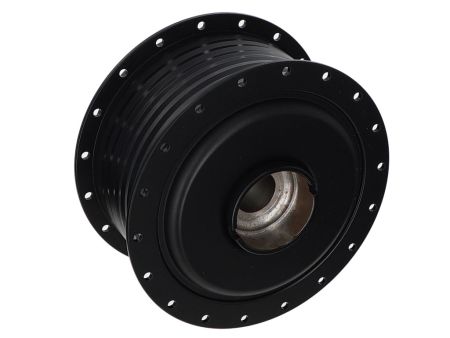 Radnabe vorne CNC gefräst (schwarz)