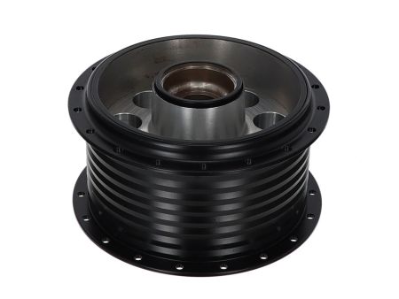 Radnabe vorne CNC gefräst (schwarz)
