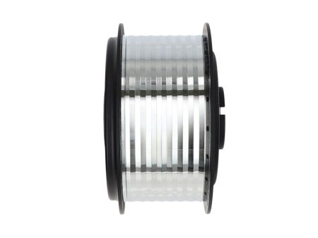Radnabe vorne CNC gefräst (schwarz - Chrom)