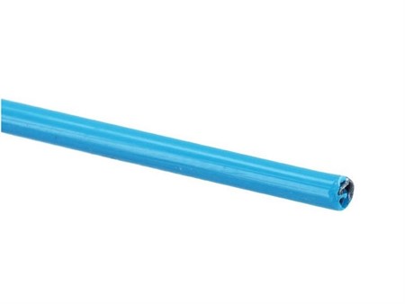 Kabelhülle hellblau pro Meter (Ø 5mm)