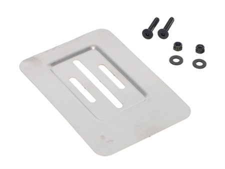 Halteplatte / Montageplatte Flatee Inox, inkl. Schrauben Halteplatte / Montageplatte Flatee Inox, inkl. Schrauben