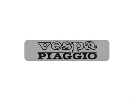 Autocollant de réservoir VESPA en alu (1pce),  Piaggio