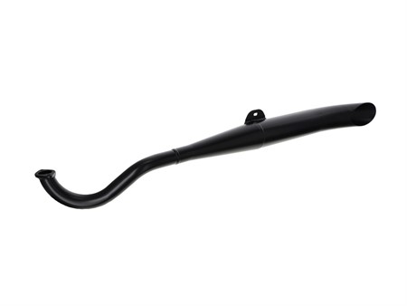 Pot d'échappement latéral "side Pipe" 28mm noir (soudé), vélomoteurs Puch Pot d'échappement latéral "side Pipe" 28mm noir (soudé), vélomoteurs Puch