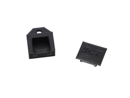 Boîtier support imprimé 3D pour condensateur externe SCR Piaggio Ciao, SI, Boxer, Bravo, CBA, EC1 Boîtier support imprimé 3D pour condensateur externe SCR Piaggio Ciao, SI, Boxer, Bravo, CBA, EC1