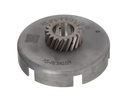 Cloche d'embrayage 19 dents, moteur Puch Z50 (Swiss Made) Cloche d'embrayage 19 dents, moteur Puch Z50 (Swiss Made)