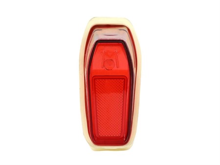 Rücklichtglas MBK Motobecane (Rot) inkl. Befestigungsgummi