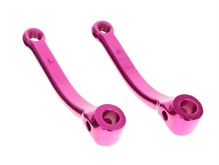 Set de manivelles de pédales 182mm rose, vélomoteurs Puch et universel