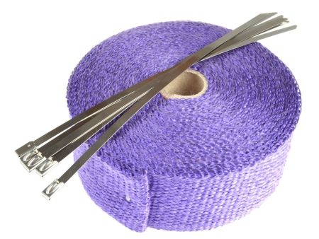 Ruban isolant d'echappement 2 pouce (50.8mm) x 10m, violet Ruban isolant d'echappement 2 pouce (50.8mm) x 10m, violet