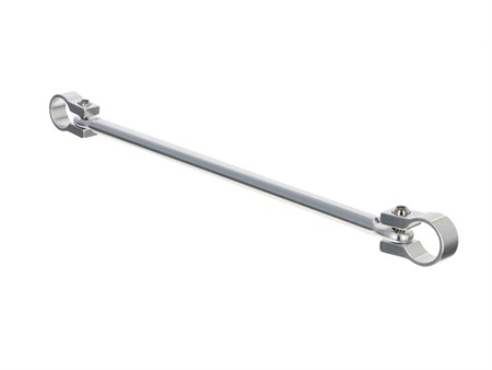 Barre de rigidification guidon Buzzetti 22mm, alu argenté Barre de rigidification guidon Buzzetti 22mm, alu argenté