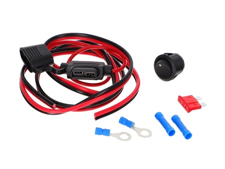 On - Off Klick Schalter mit Kabel / Sicherung On - Off Klick Schalter mit Kabel / Sicherung