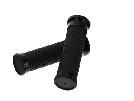 Lenkergriffe „Alu Details" schwarz / schwarz