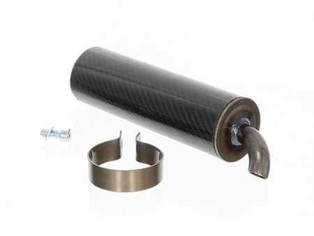 Schalldämpfer Carbon / Kevlar, Lochabstand 37 mm