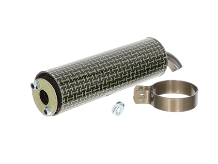 Schalldämpfer Carbon / Kevlar, Lochabstand 37 mm