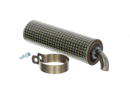 Silencieux Kevlar (a visser entraxe 37mm), universel vélomoteurs, scooter, moto
