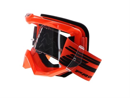 Masque cross lunette ProGrip 3201 Atzaki, orange fluo