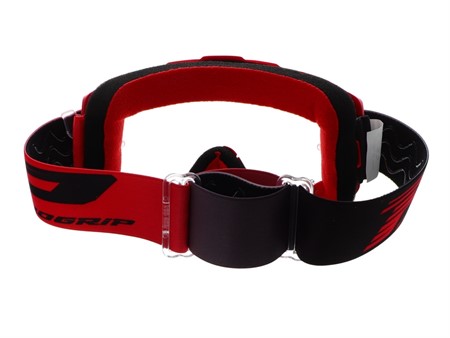 Masque cross lunette ProGrip 3201 Atzaki, rouge